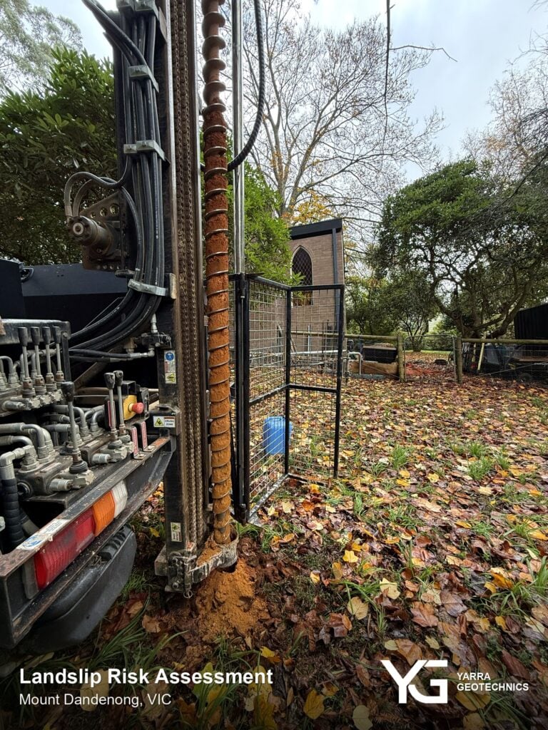 Landslip Risk Assessment fieldwork in Mount Dandenong, Victoria