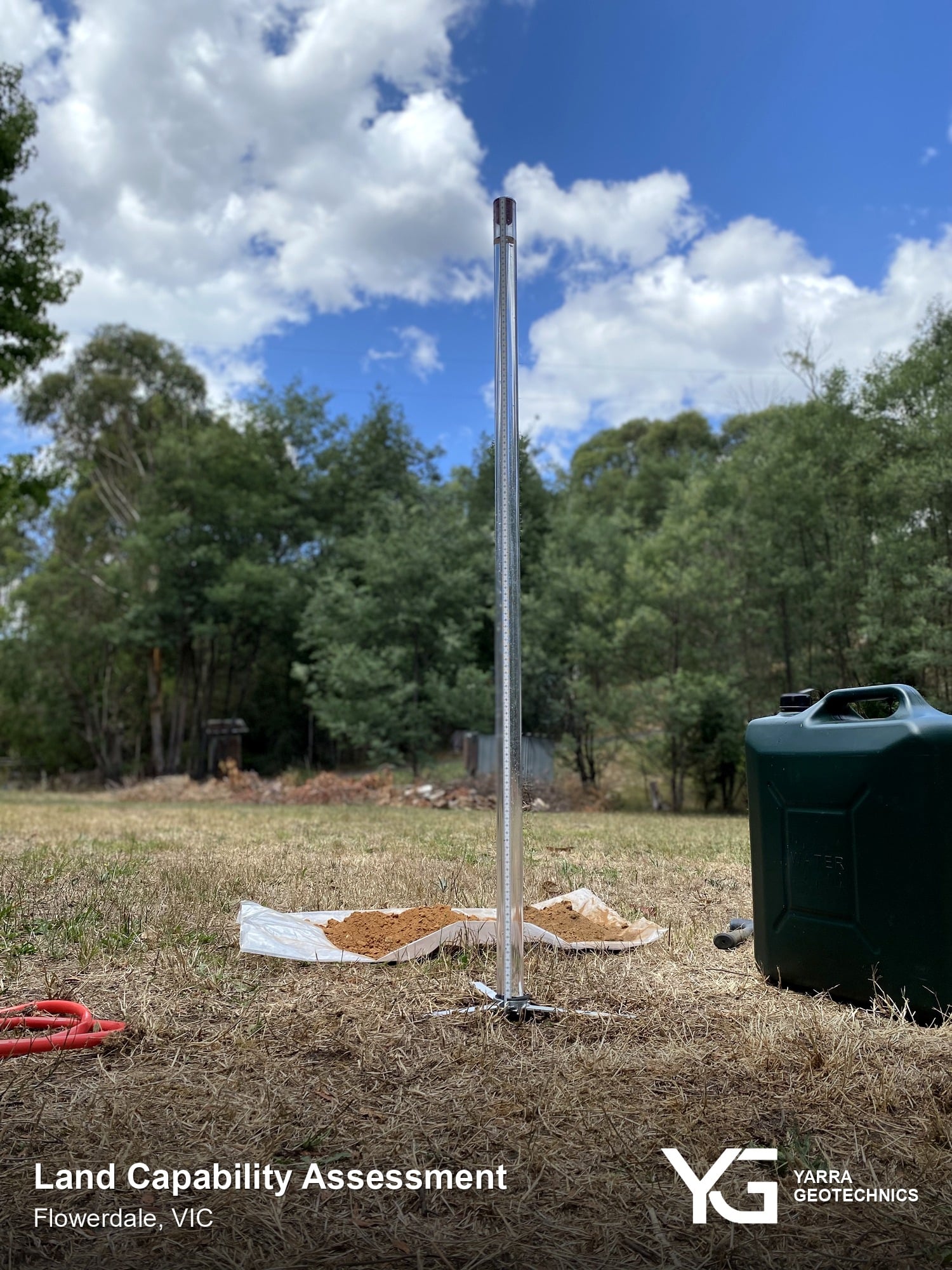 Land Capability Assessment fieldwork in Flowerdale, Victoria