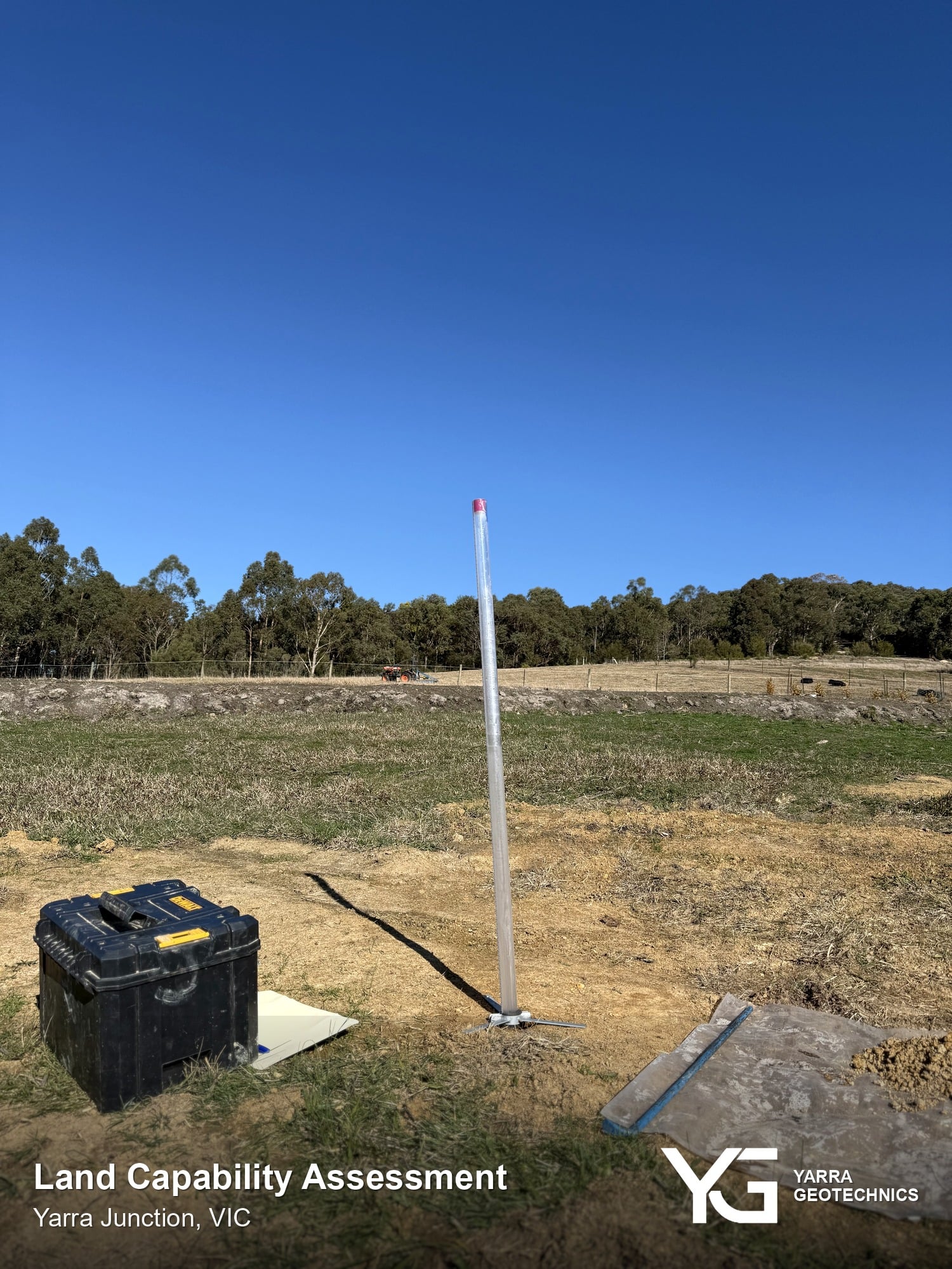 Land Capability Assessment fieldwork in Yarra Junction, Victoria